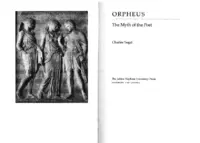 Orpheus, The Myth of the Poet - Charles Segal